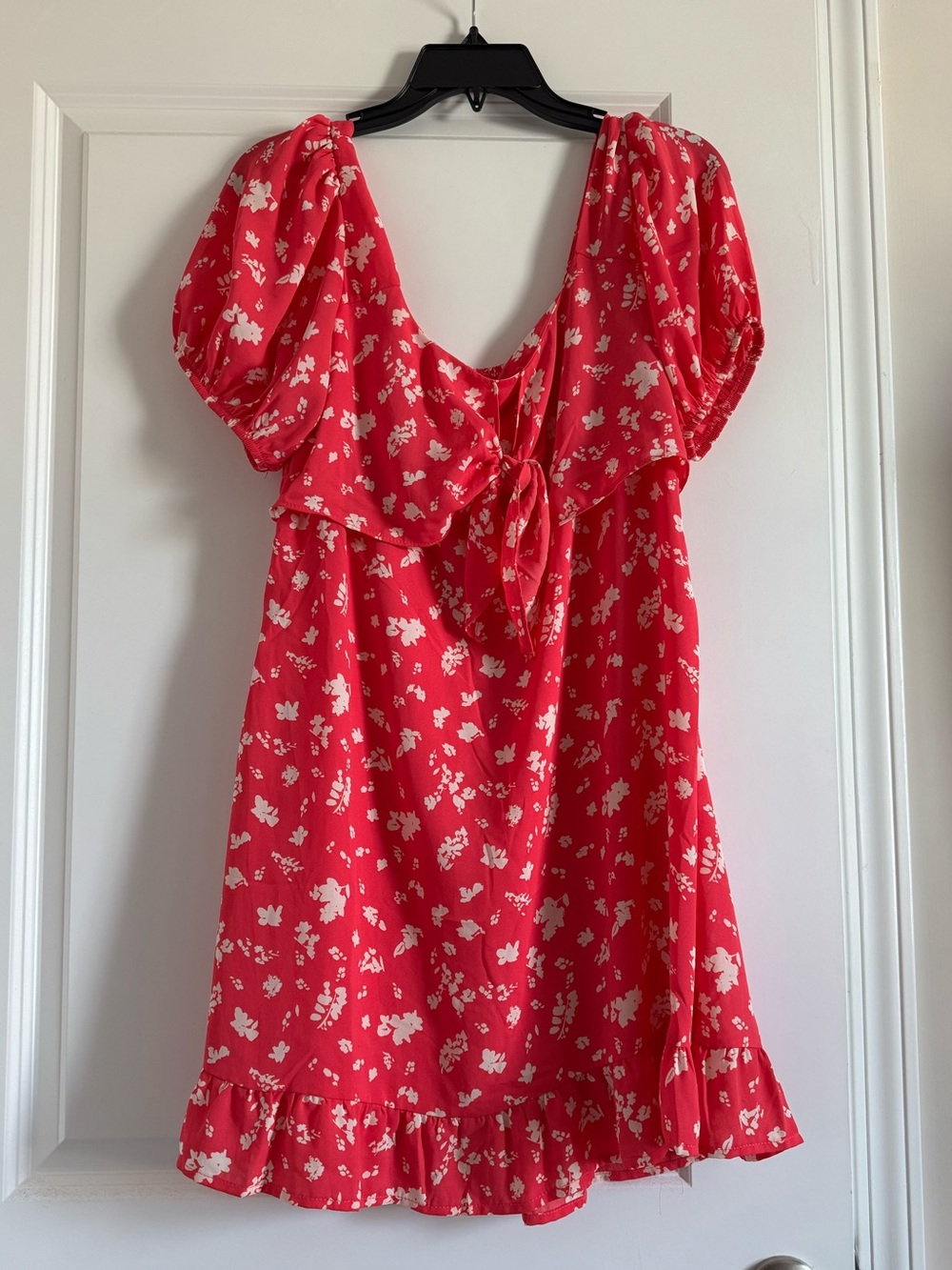 Hot Pink Floral Dress